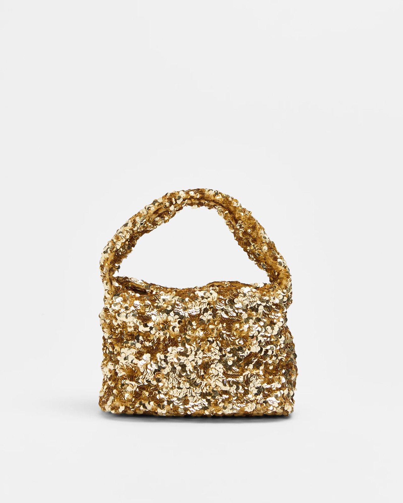 Sequin Shoulder Bag Gold Target Australia