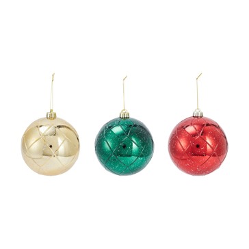 Large Traditional Bauble, Assorted - Anko