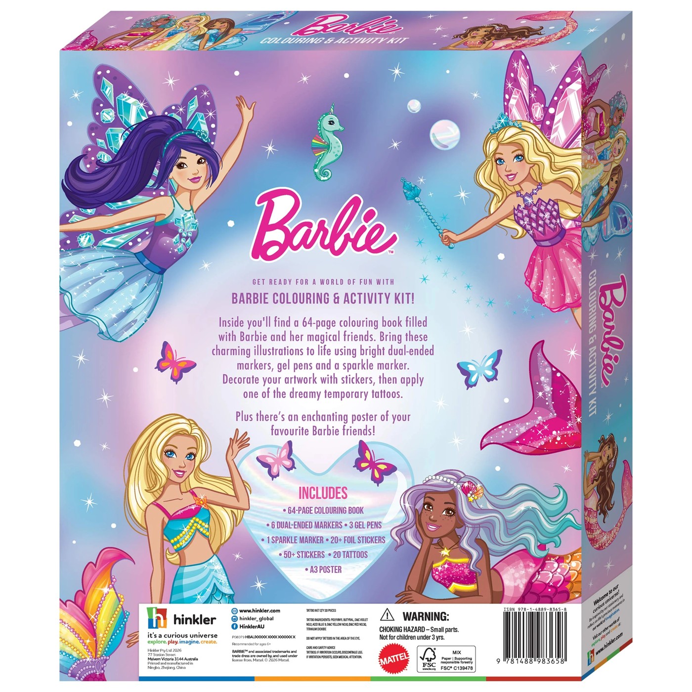Kaleidoscope: Barbie Colouring and Activity Kit - Book 2 of 6