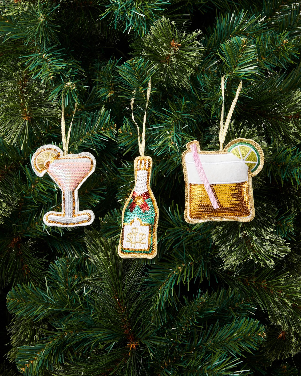 Anko 3 Pack Sequin Drink Decorations 6 of 6