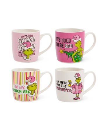 Set of 4 The Grinch Mugs