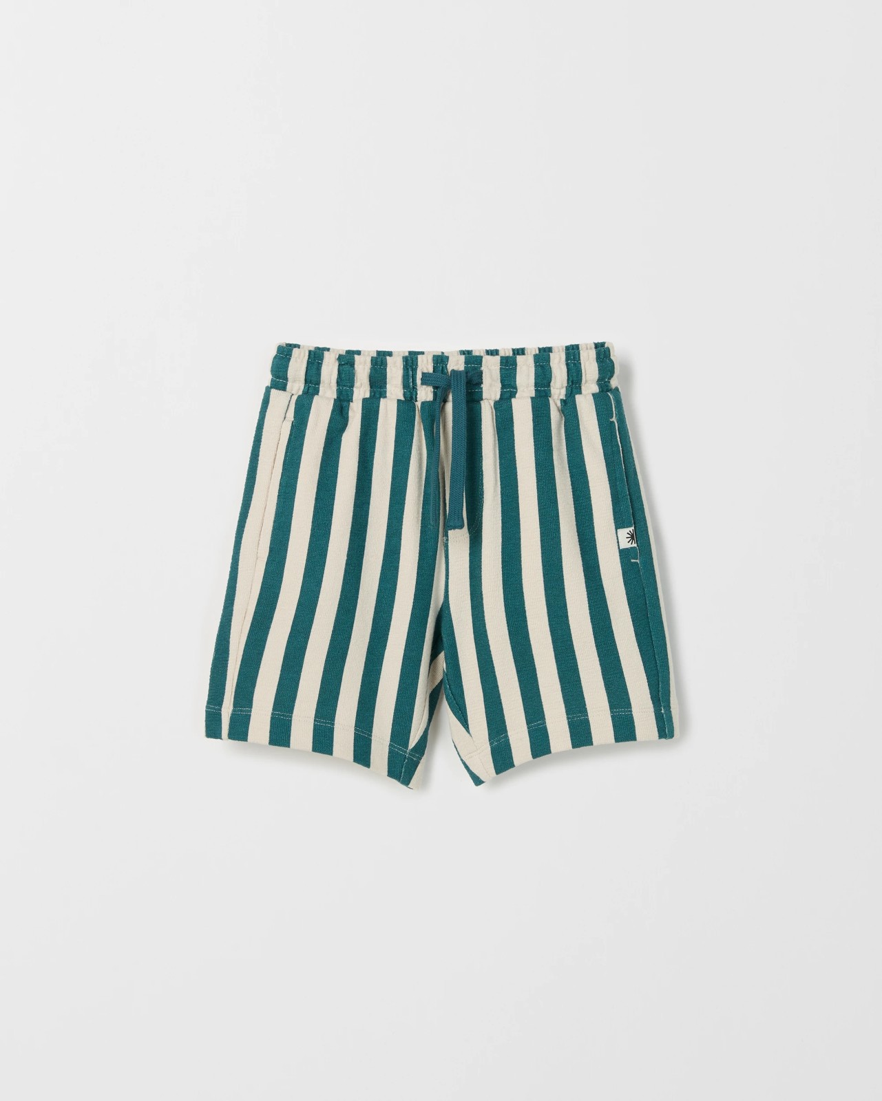 Australian Cotton Slub Jersey Shorts - Green 5 of 6