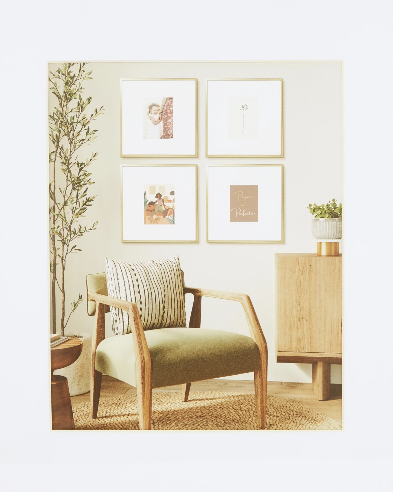 Anko 2 Piece Gallery Frame Set - Gold Look 2 of 6