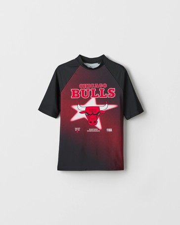 Licensed NBA Bulls Short Sleeve Rash Vest