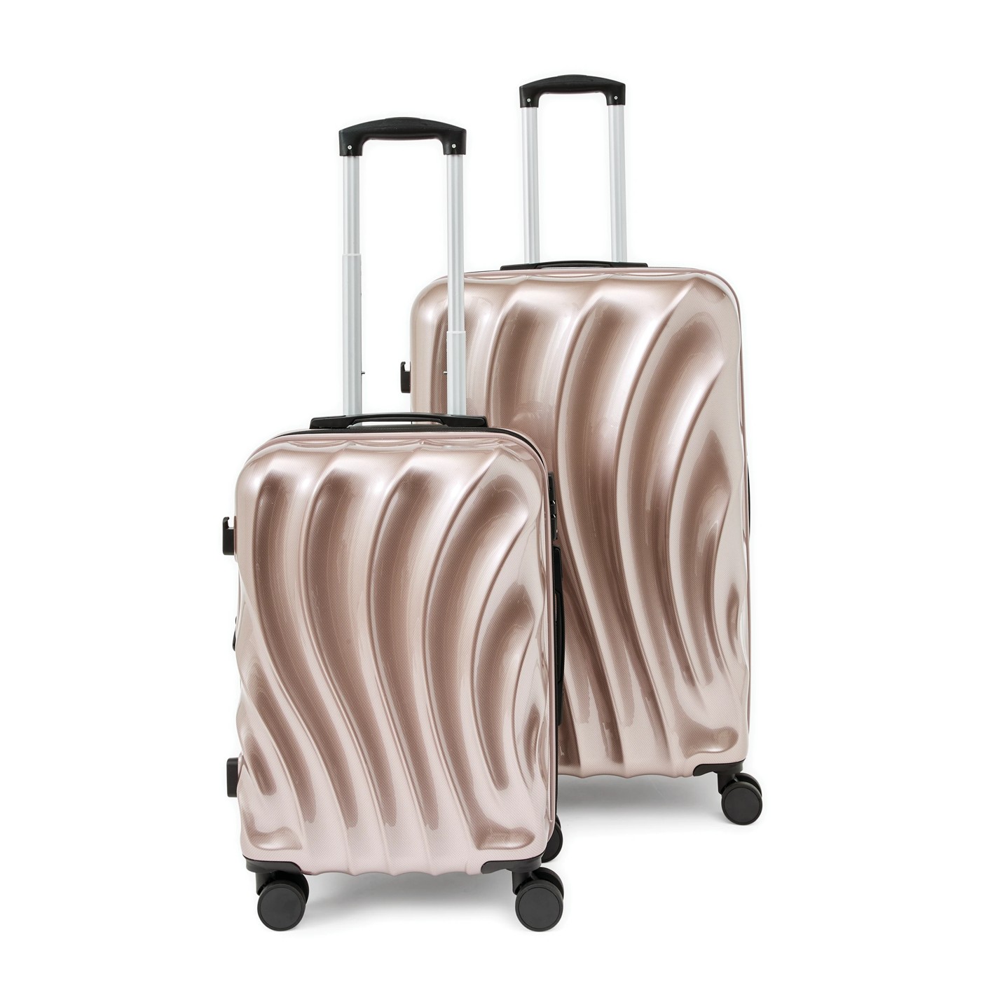 Anko 2 Piece Clamshell Hard Case Set - Rose Gold 3 of 5