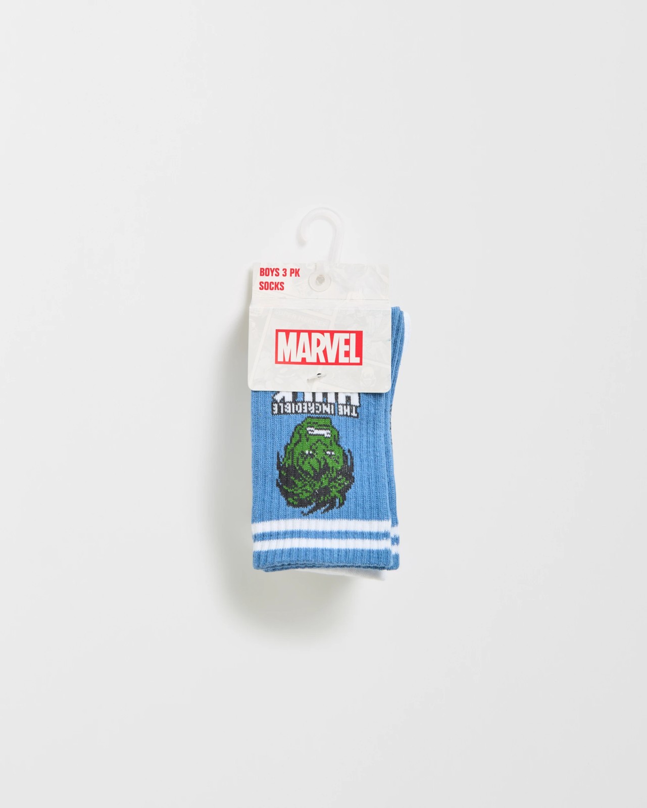 Licensed Marvel Cotton Blend 3 Pack Crew Socks 3 of 3