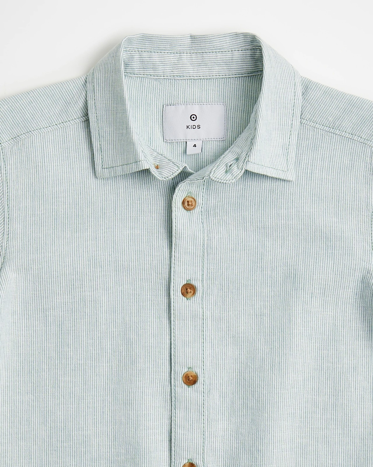 Linen Blend Textured Stripe Shirt 5 of 5