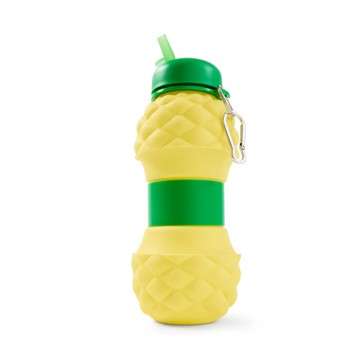 Pop-Up Collapsible Drink Bottle, Pineapple - Anko
