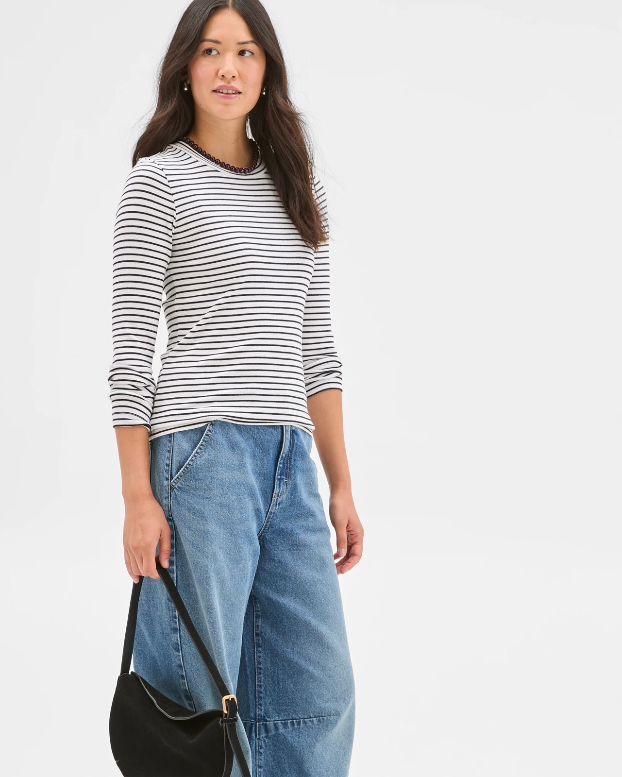 Soft Touch Long Sleeve Striped T-Shirt 3 of 6