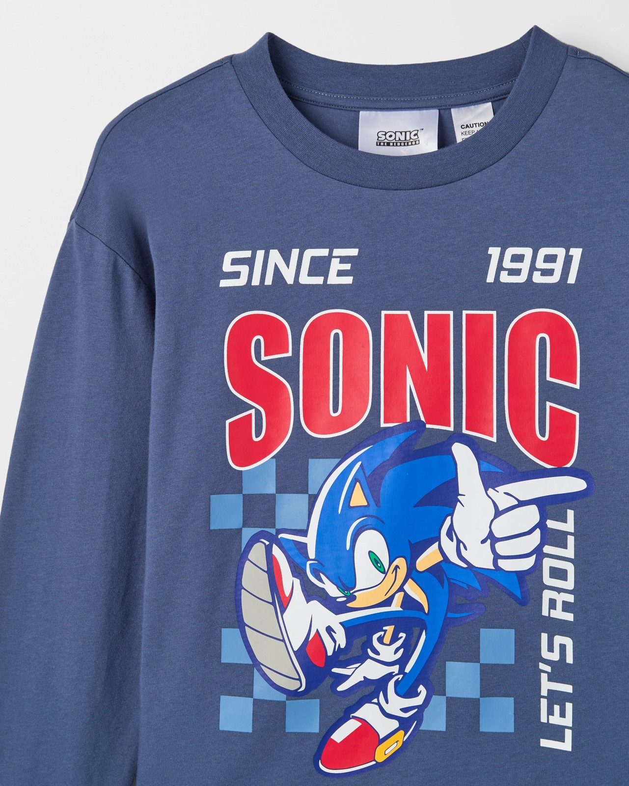 Sonic The Hedgehog Australian Cotton Jersey Older Boys Pyjama Set 2 of 3