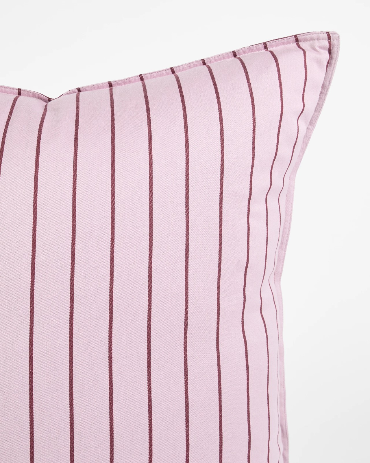 Rayne Stripe Stonewash European Pillowcase - Merlot/Pink 4 of 6