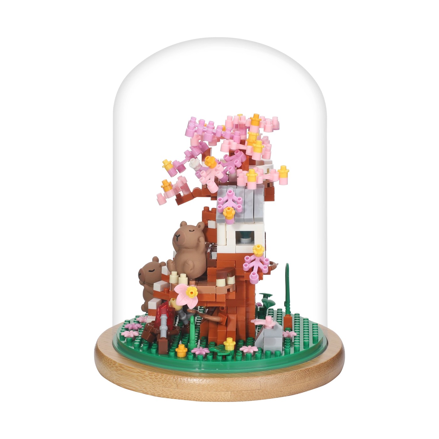 Mini Blocks Flower Series: Capybara Tree Dome - Assorted 4 of 5