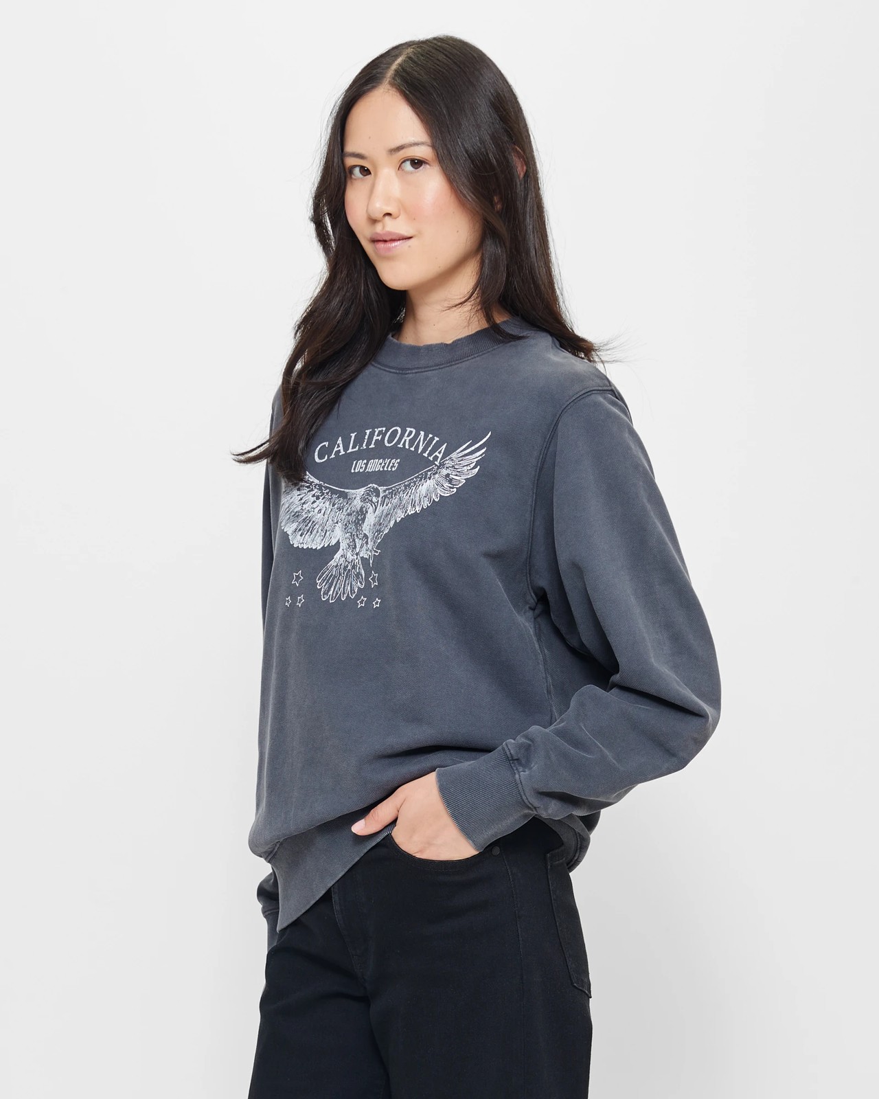 Garment Dyed Crew Jumper 3 of 5