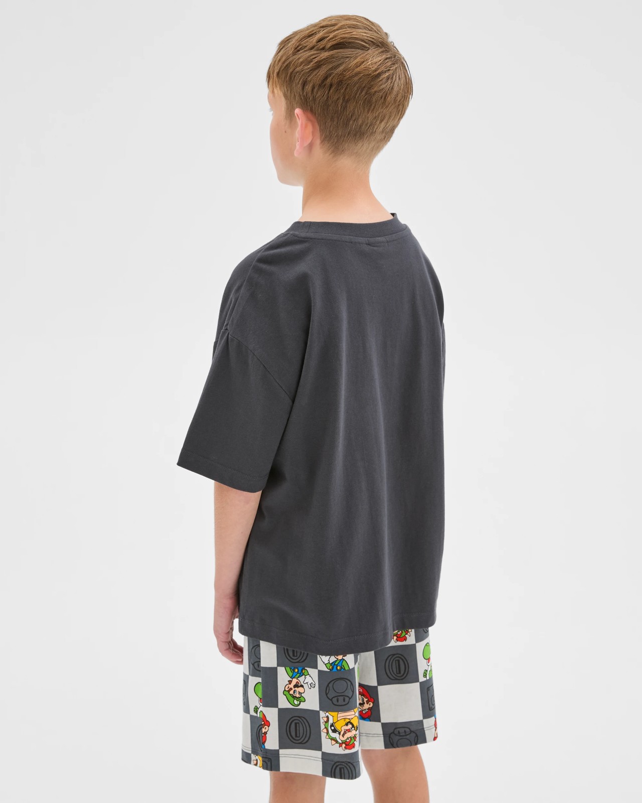 Super Mario Australian Cotton Older Boys Oversized Knit Pyjama Set 4 of 5
