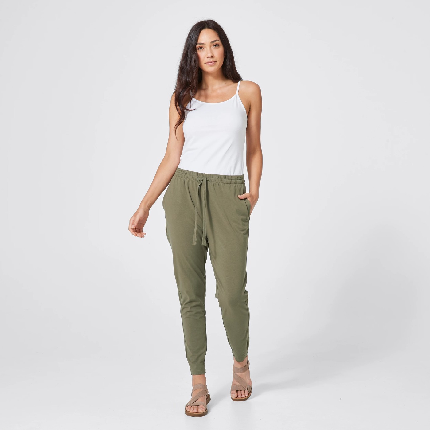 Organic Cotton Jersey Drop Crotch Pants 6 of 6