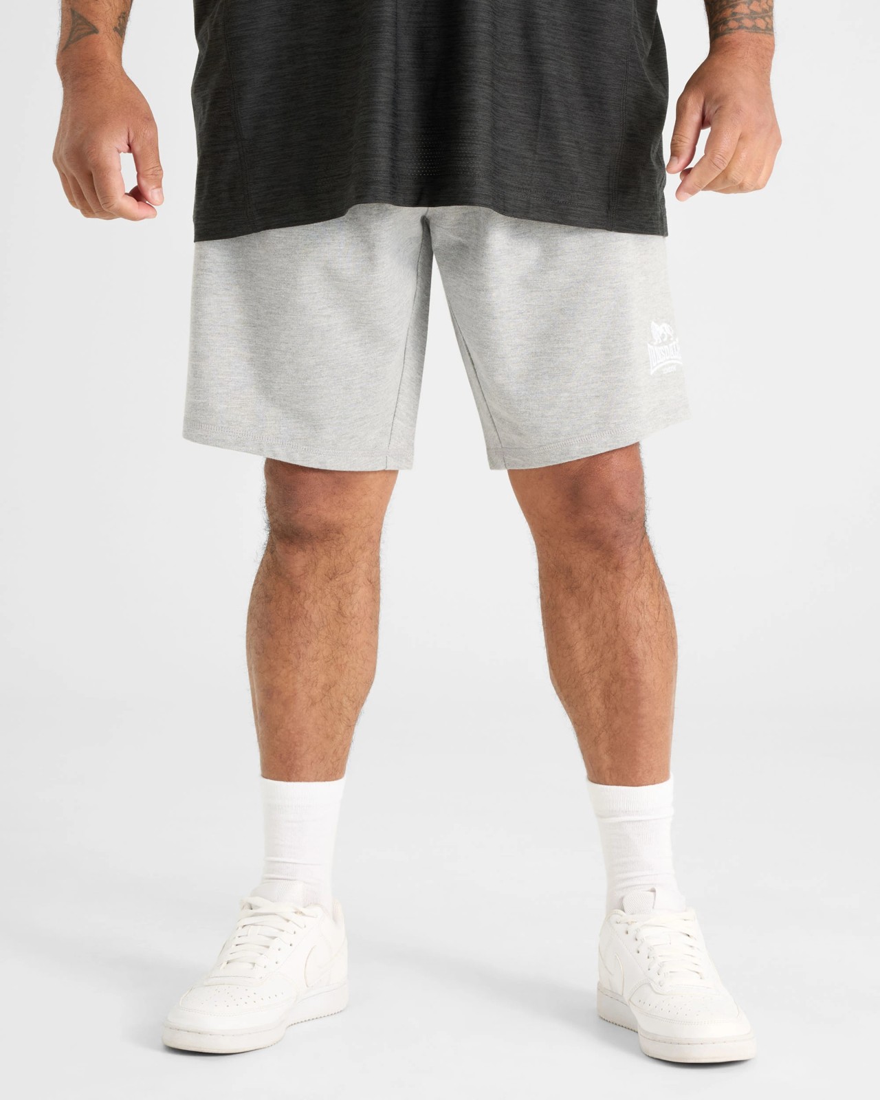 Lonsdale London Plus Size Shorts - Grey Marle 4 of 5
