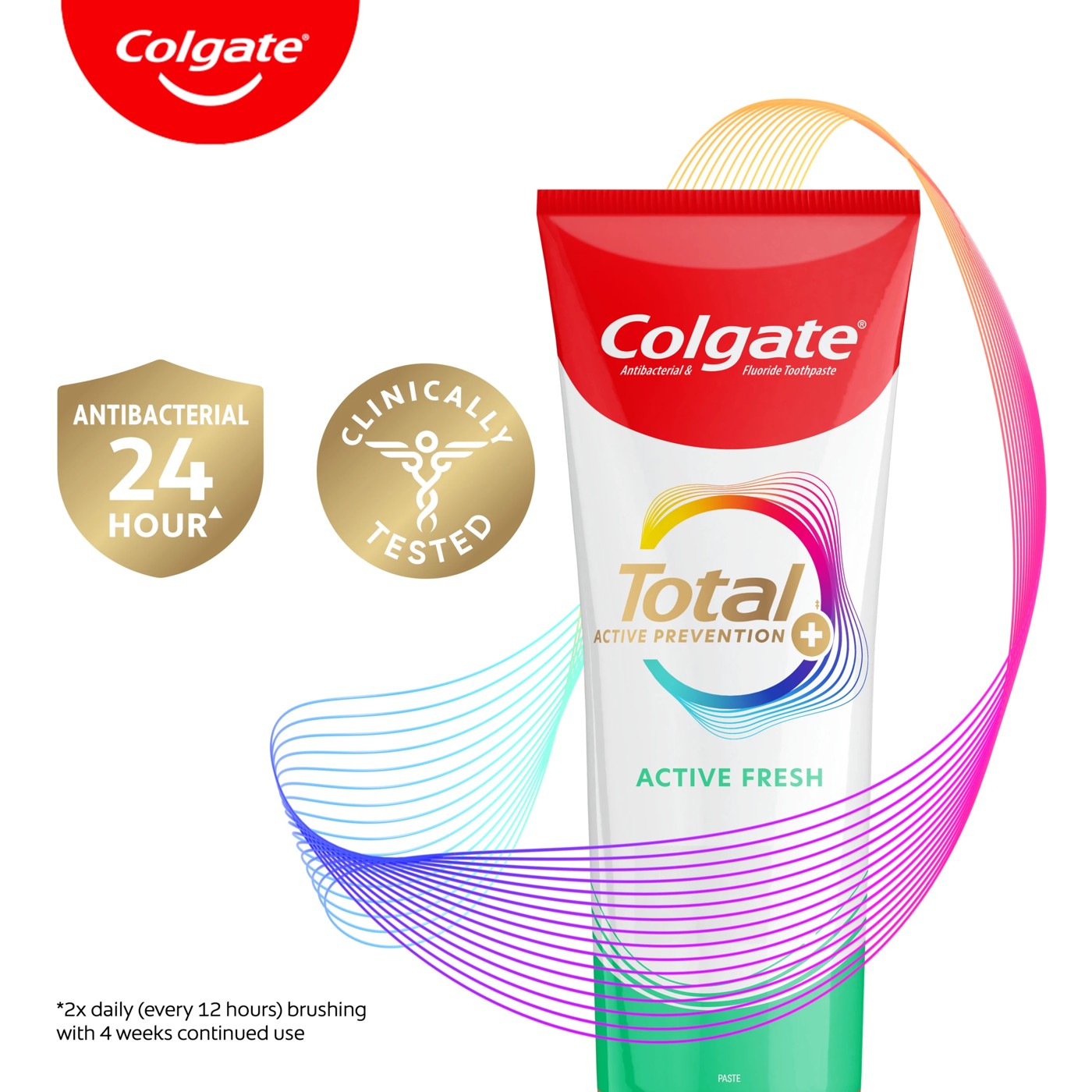 Total Advanced Fresh Antibacterial and Fluoride Toothpaste - Colgate 4 of 6