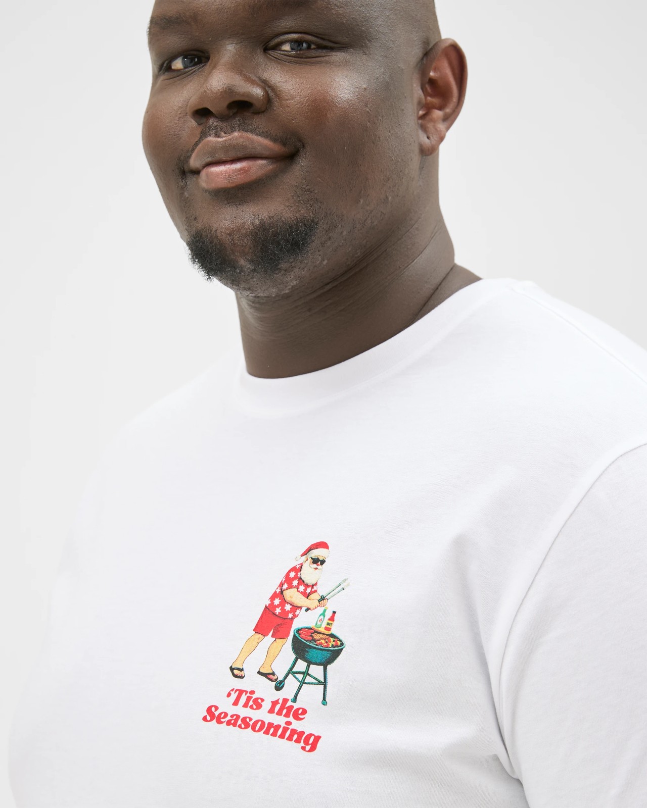 Plus Size Australian Cotton Christmas Print T-Shirt 3 of 6