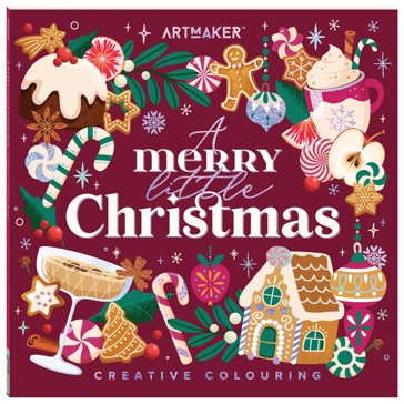 Art Maker A Merry Little Christmas Creative Colouring Book