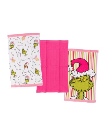 Set of 3 The Grinch Tea Towels