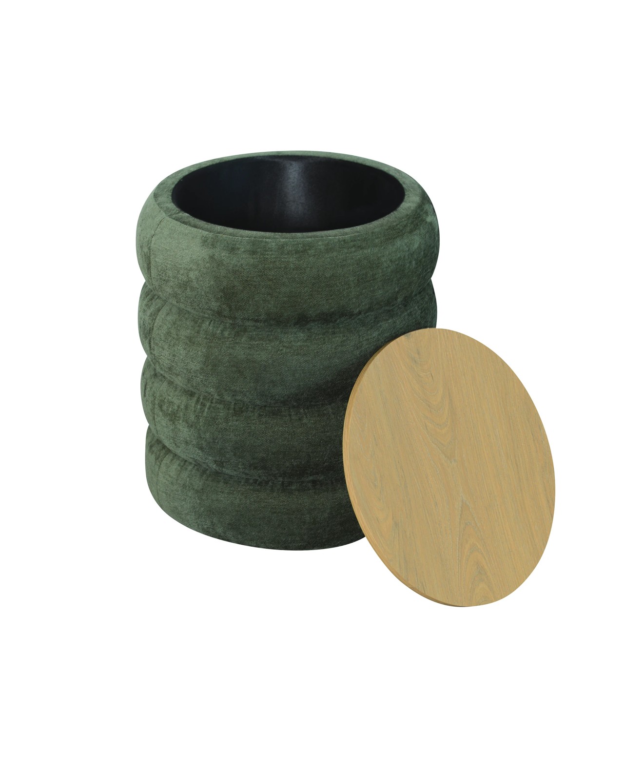 Anko Bubble Ottoman with Storage - Green 2 of 6