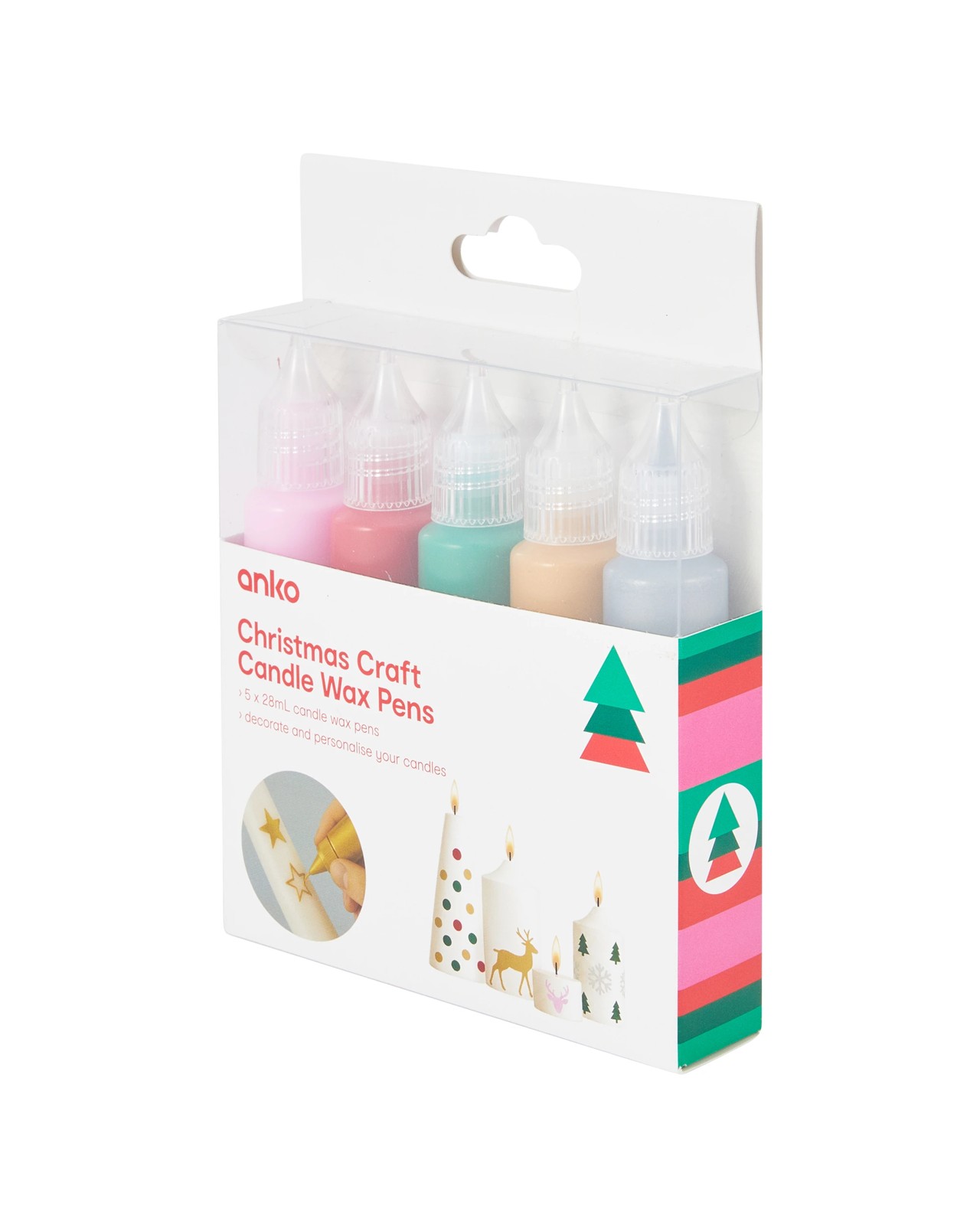 Anko Christmas Craft Candle Wax Pens 2 of 6