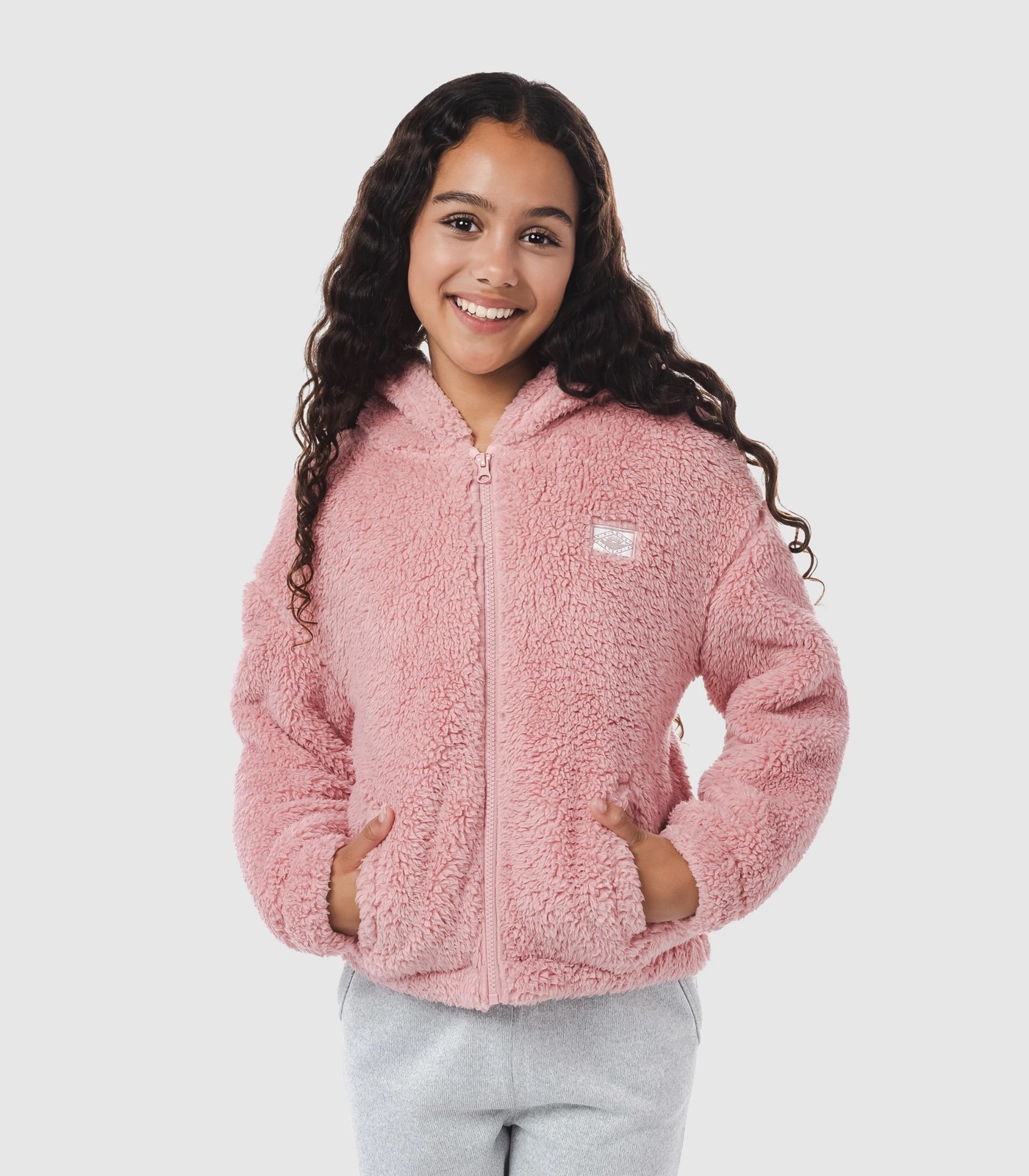 Hot pink teddy jacket best sale