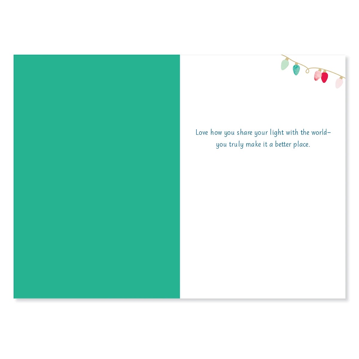 Hallmark Christmas Card - Lights 2 of 3