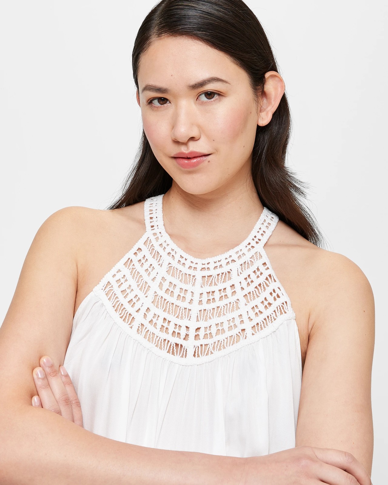 Crochet Detail Tank Top - Preview | Target Australia