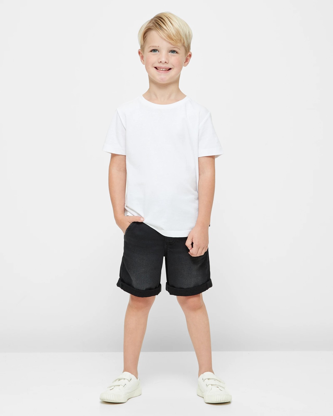 Pull On Denim Shorts 2 of 5