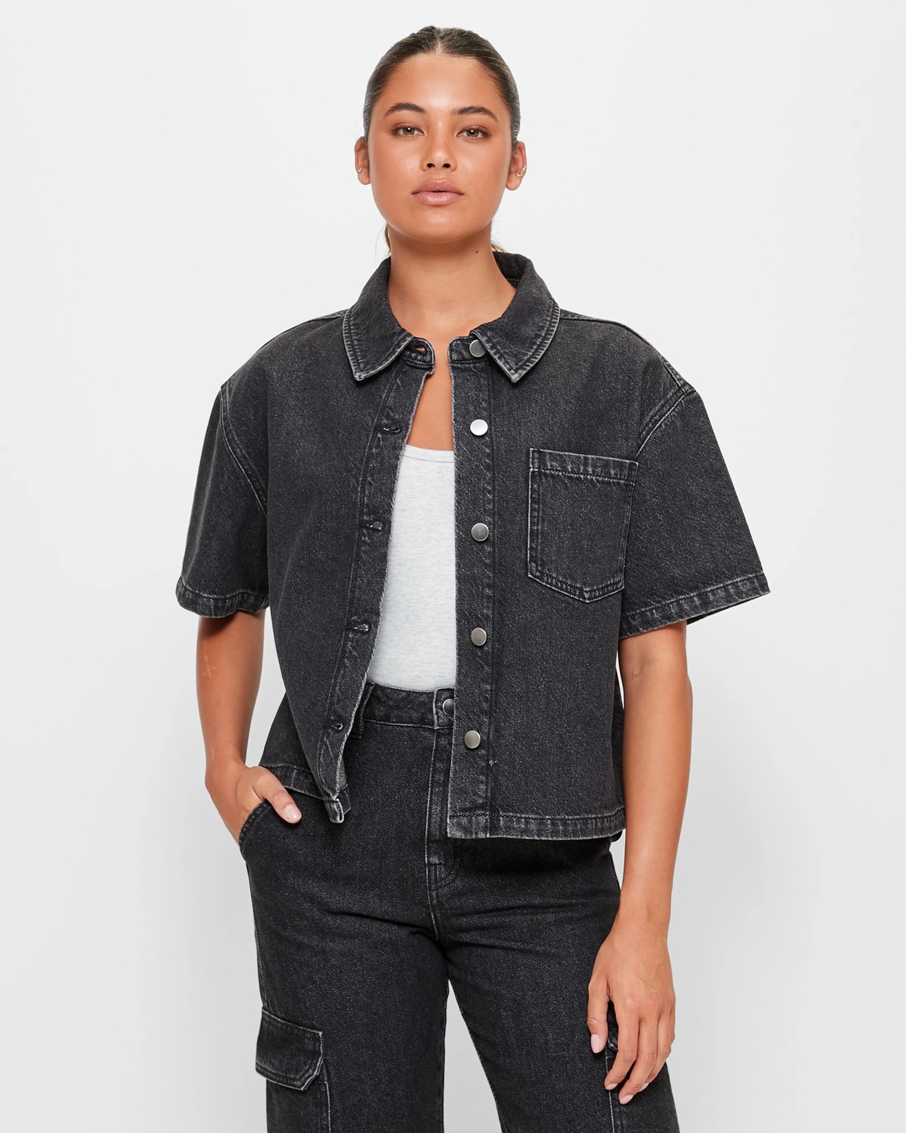 Oversized Denim Shirt - Lily Loves | Target Australia