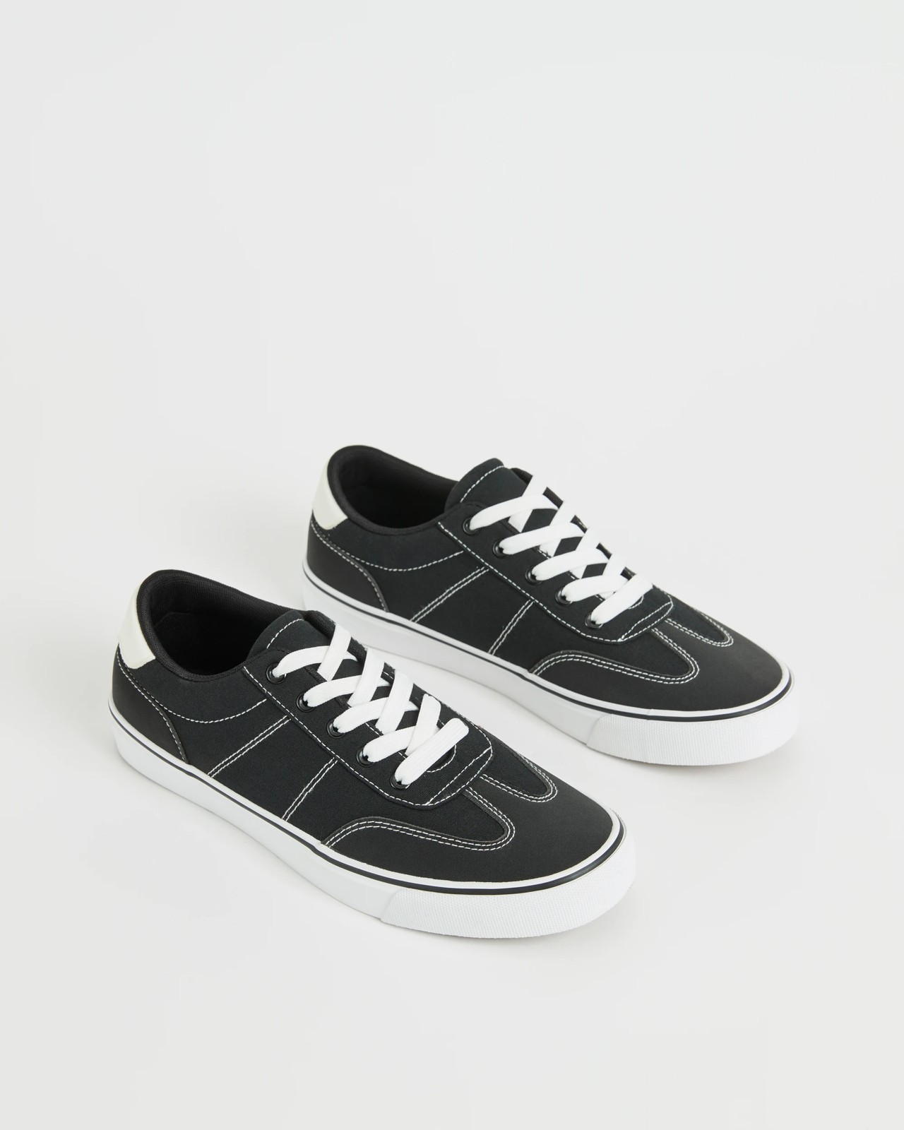 Canvas Skate Sneakers - Black 2 of 3