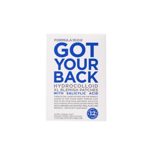 Formula 10.0.6 12 Pack Got your Back Hydrocolloid Extra Large Blemish Patches - Salicylic Acid product image