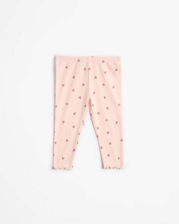 Baby Organic Cotton Rib Leggings