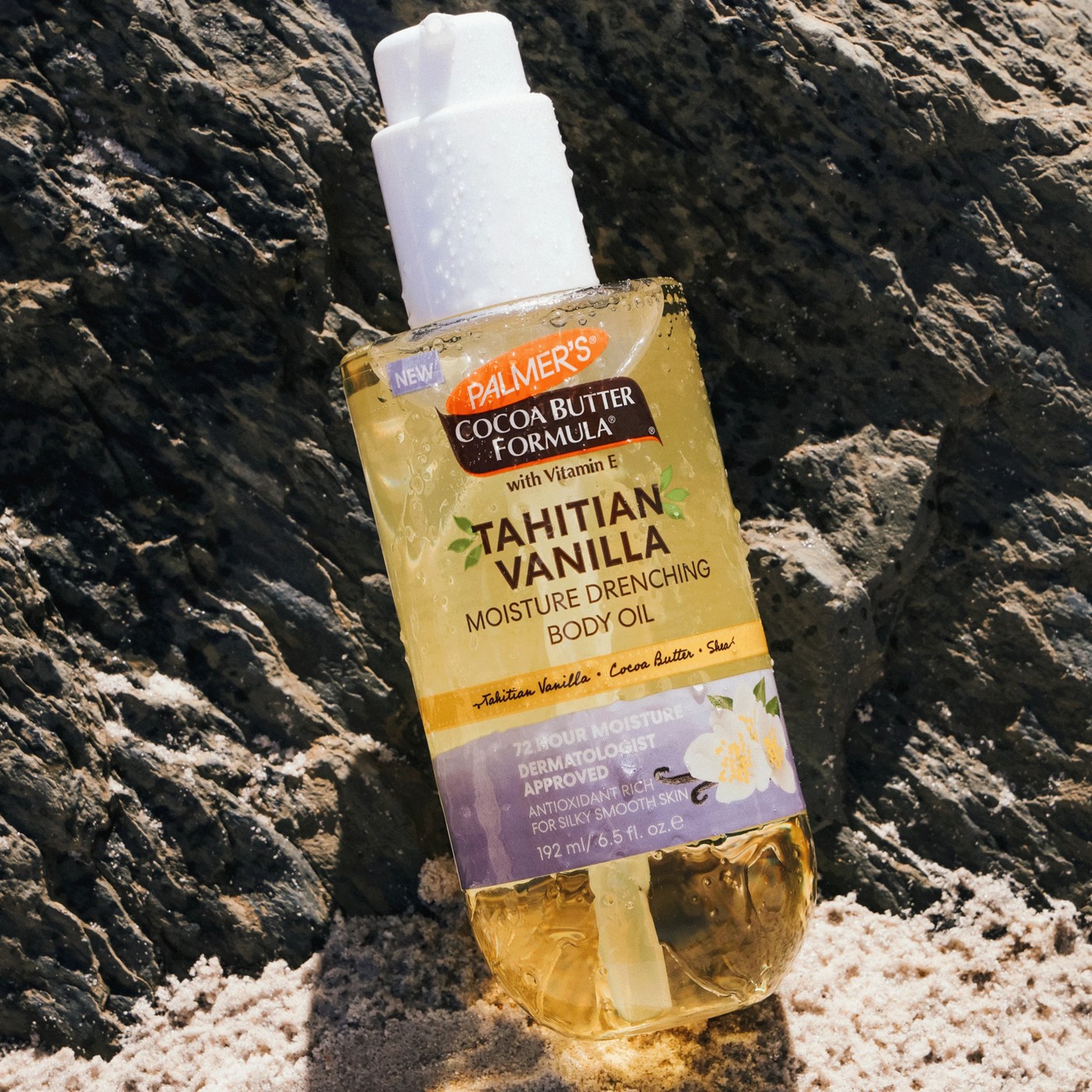 Palmer's Tahitian Vanilla Moisture Drenching Body Oil 192ml - Tahitian Vanilla, Cocoa Butter and Shea 3 of 4