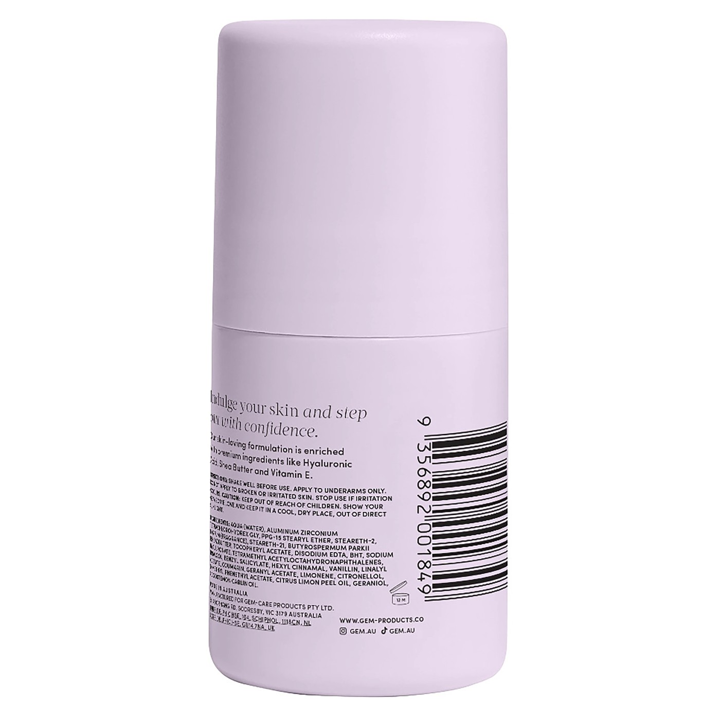 Gem Skin Loving Roll On Deodorant 50ml - Vanilla & Macadamia 2 of 5