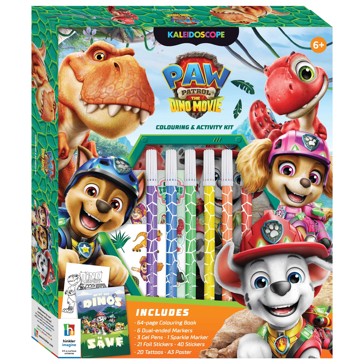 Kaleidoscope: PAW Patrol The Dino Movie Colouring and Activity Kit - Book