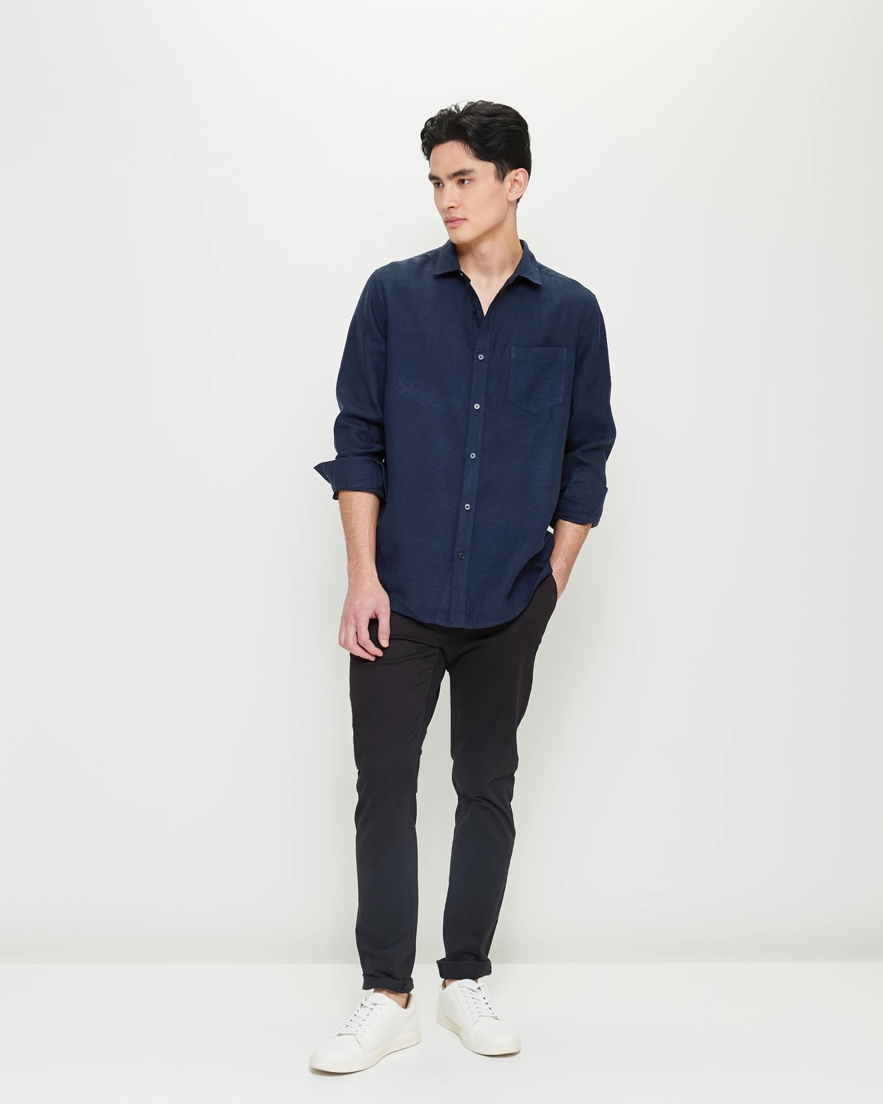 Long Sleeve Linen Shirt | Target Australia