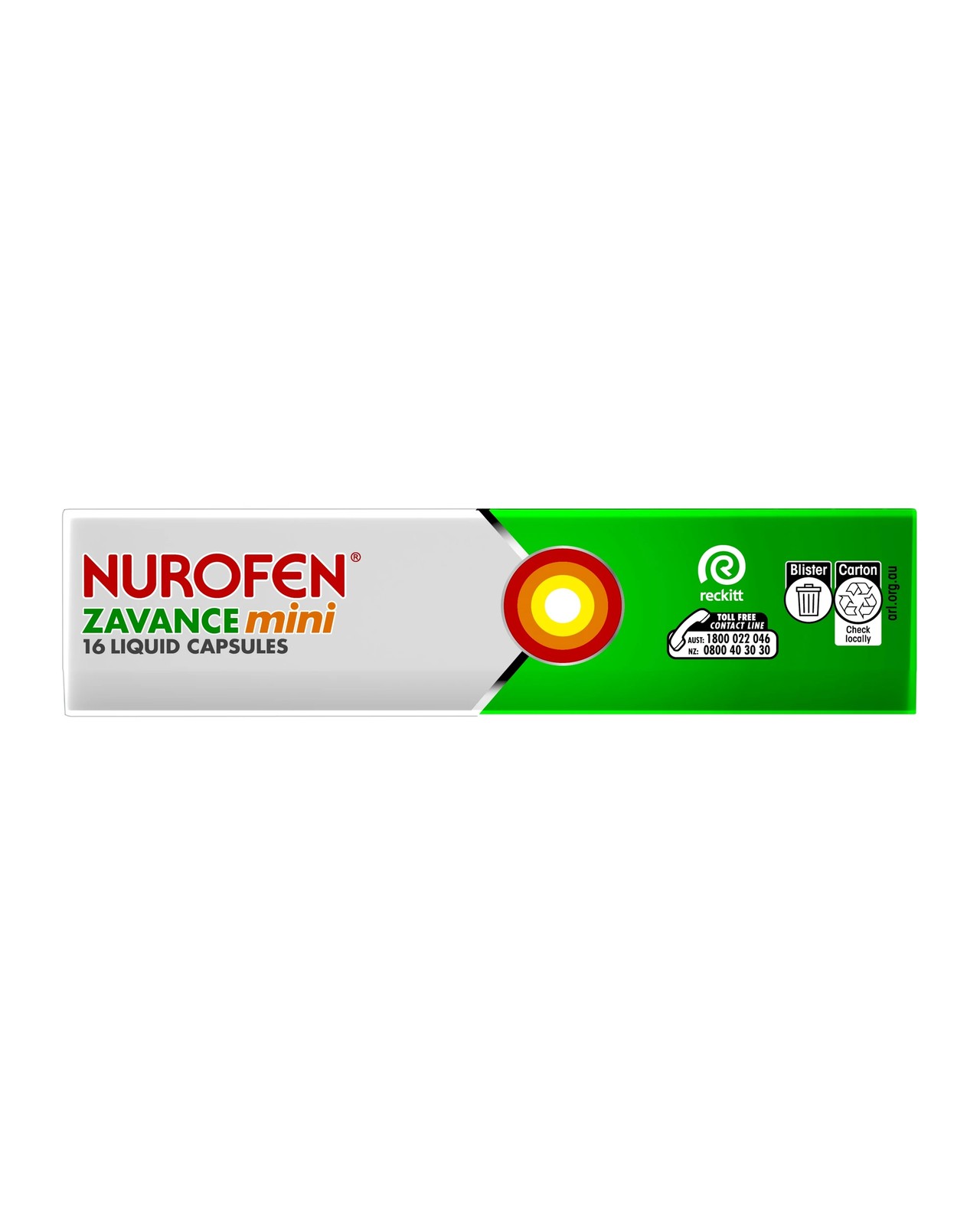 16 Pack Nurofen Zavance Mini Liquid Capsules Ibuprofen 200mg 3 of 5