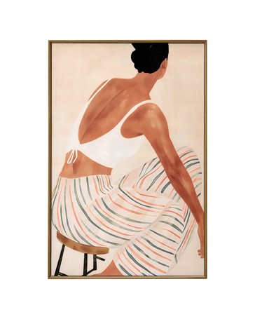 Anko Clara Framed Canvas - 60cm x 90cm