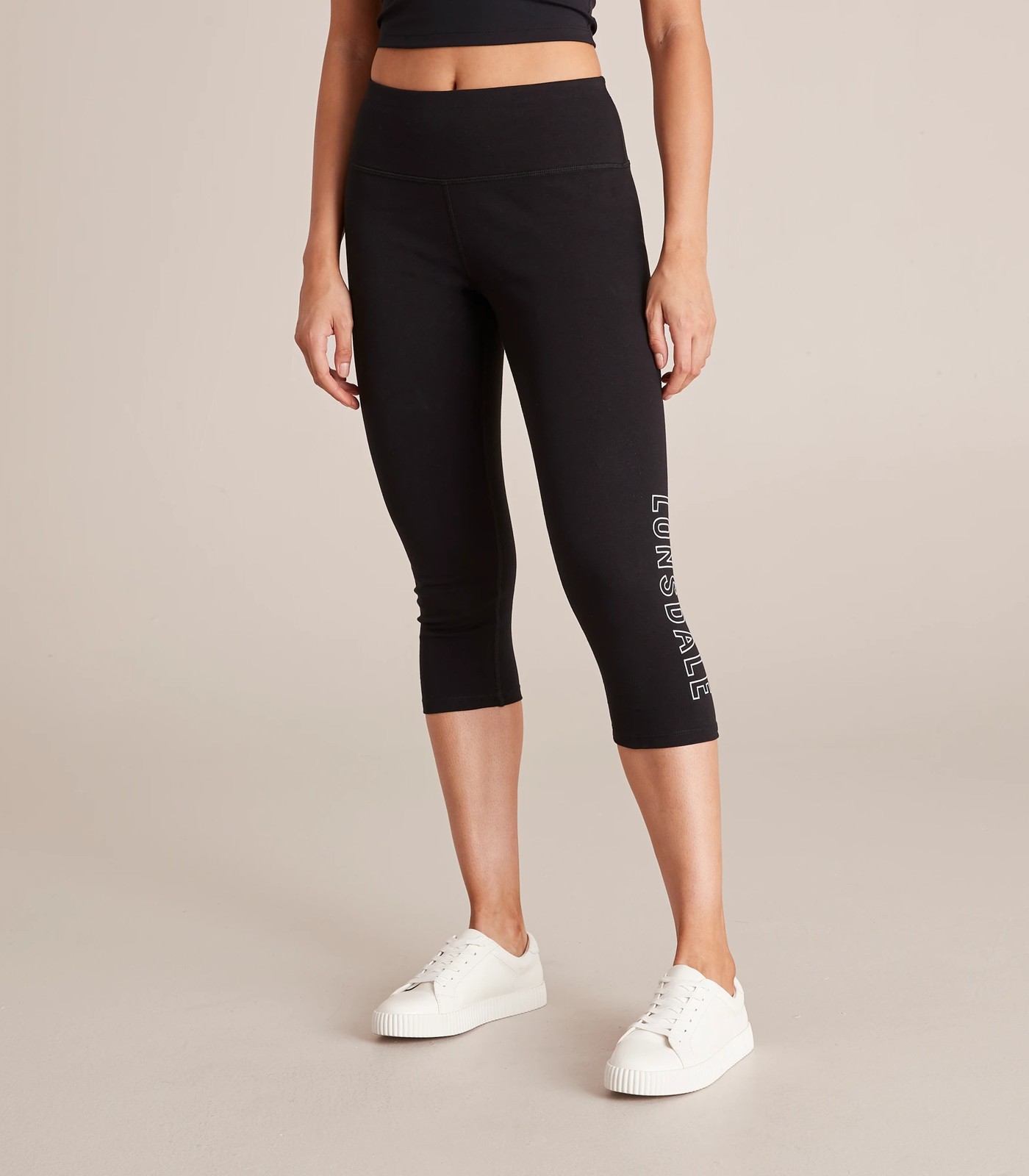 Lonsdale Women's Epping Sculpting Ankle Length Leggings Black