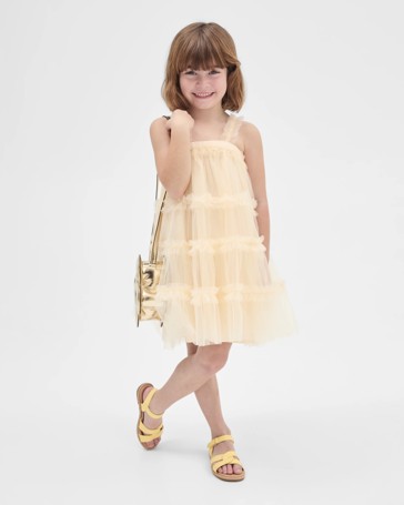 Tiered Tulle Dress