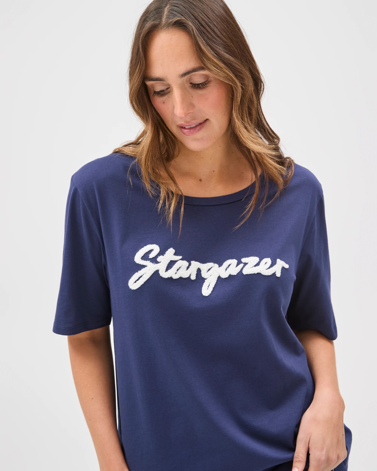 Australian Cotton Printed Sleep Top - Stargazer 4 of 6