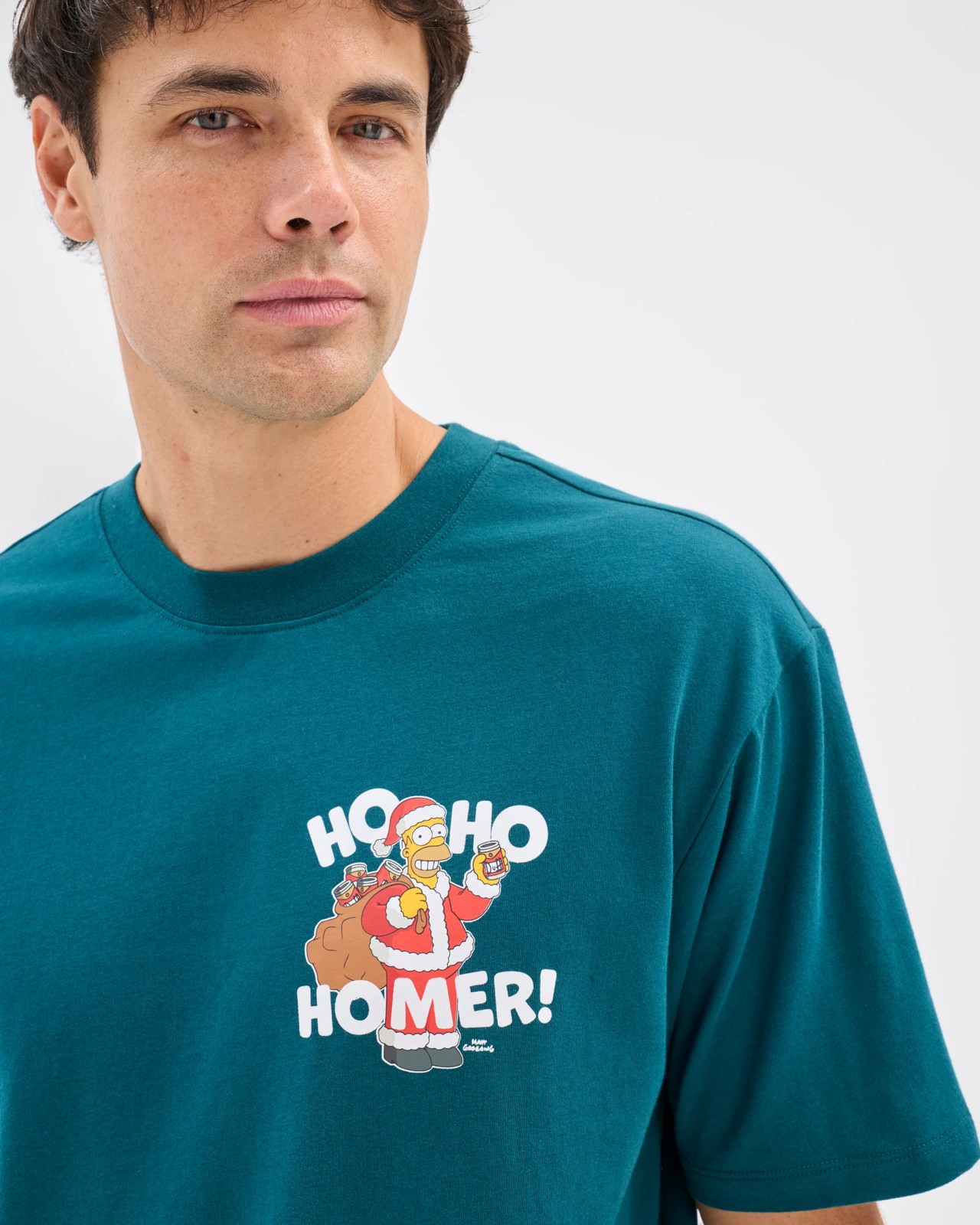 Licensed Australian Cotton Simpsons Christmas T-Shirt 3 of 5
