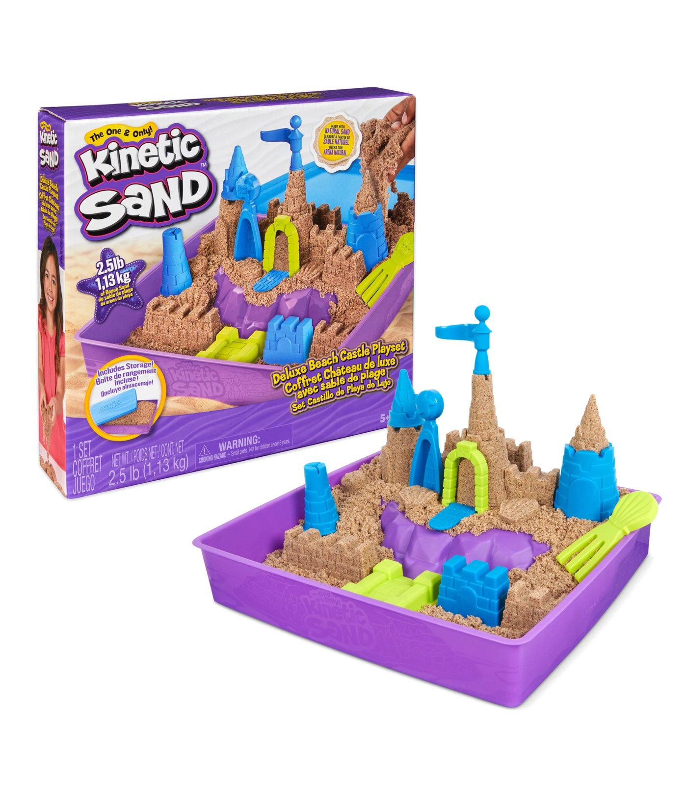 Kinetic Sand Beach Castle Playset : Target