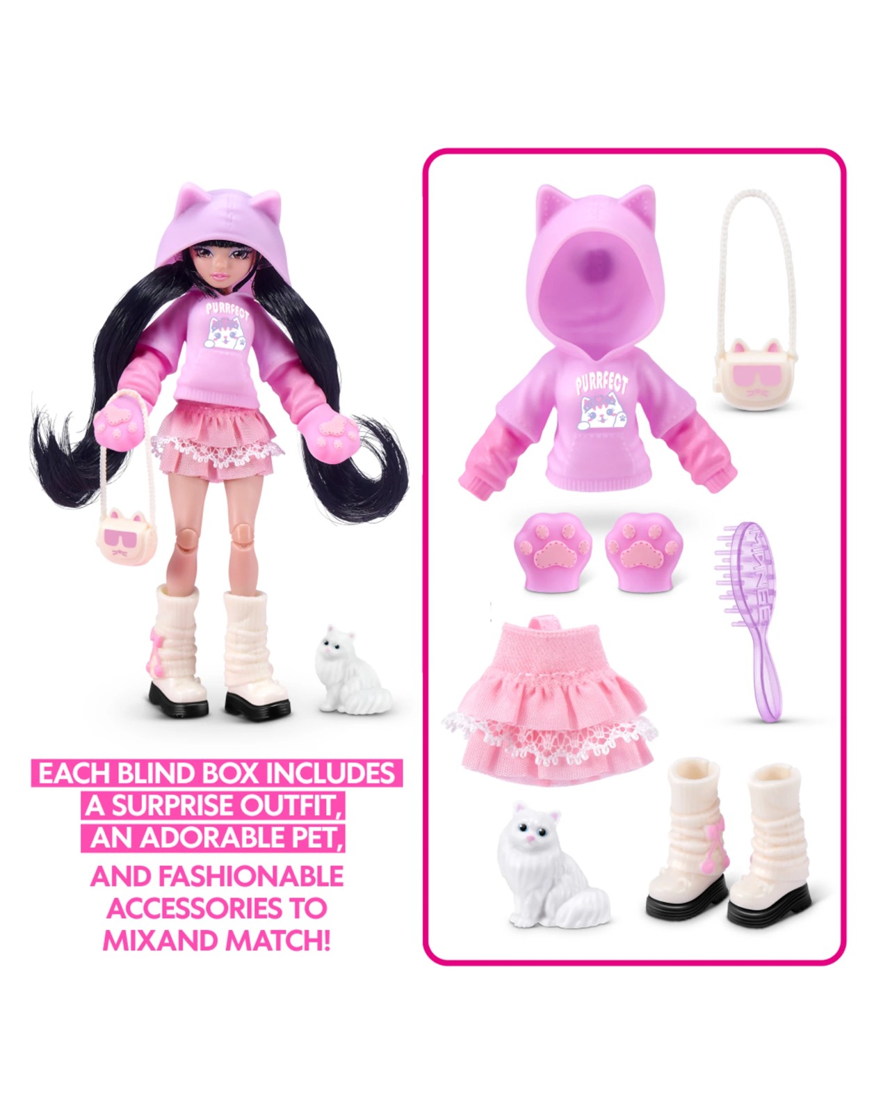 Minnee Fashion Doll Blind Box by Starbox - Assorted 5 of 6