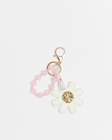 Kids Daisy Charm and Keyring