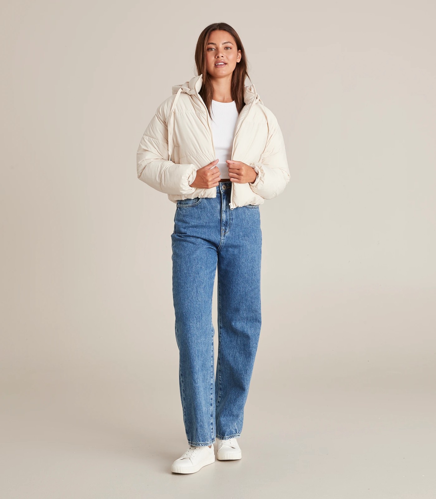 Lily Loves Hooded Zip Front Puffer Jacket | Target Australia