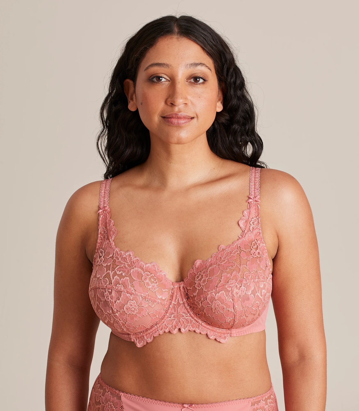 Fuller Figure Cup Soft Lace Underwire Bra; Style: X53051