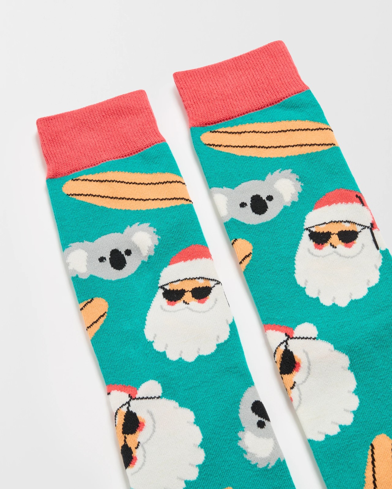Swag  Crew Socks - Christmas Aussie BBQ Santa 2 of 2